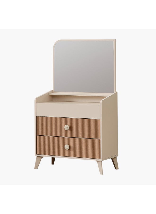 Home Box Kingslay 3-Drawer Dresser with Mirror 42.1 x 150 x 85 cm  - Image 4
