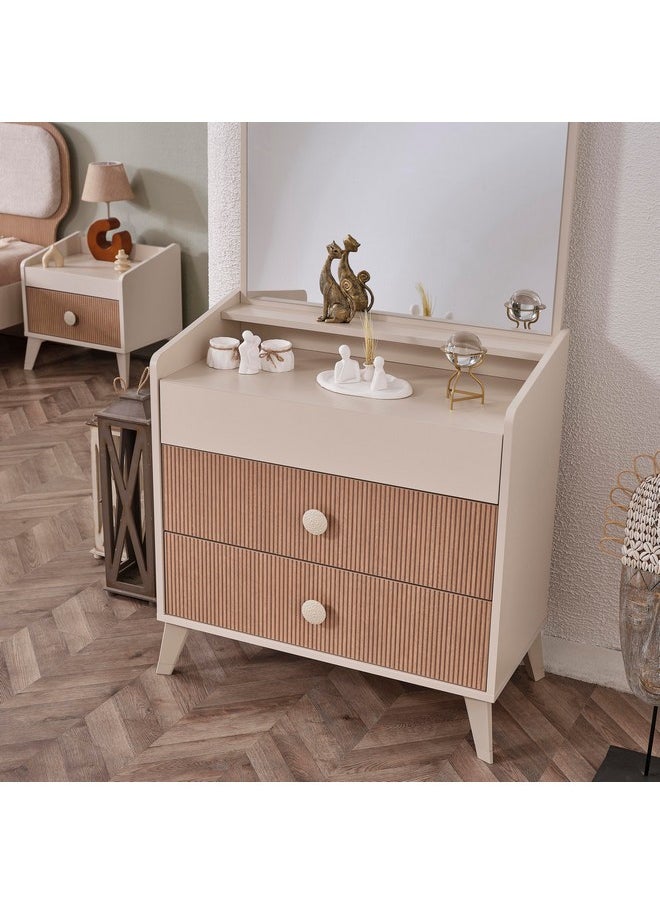 Home Box Kingslay 3-Drawer Dresser with Mirror 42.1 x 150 x 85 cm  - Image 2