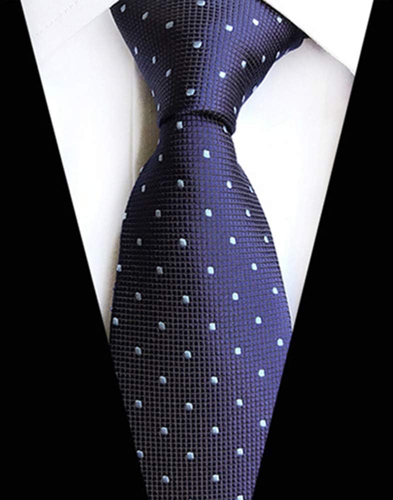 Adulove Men's Necktie Classic Silk Tie Woven Jacquard Neck Ties 6 PCS - Image 4
