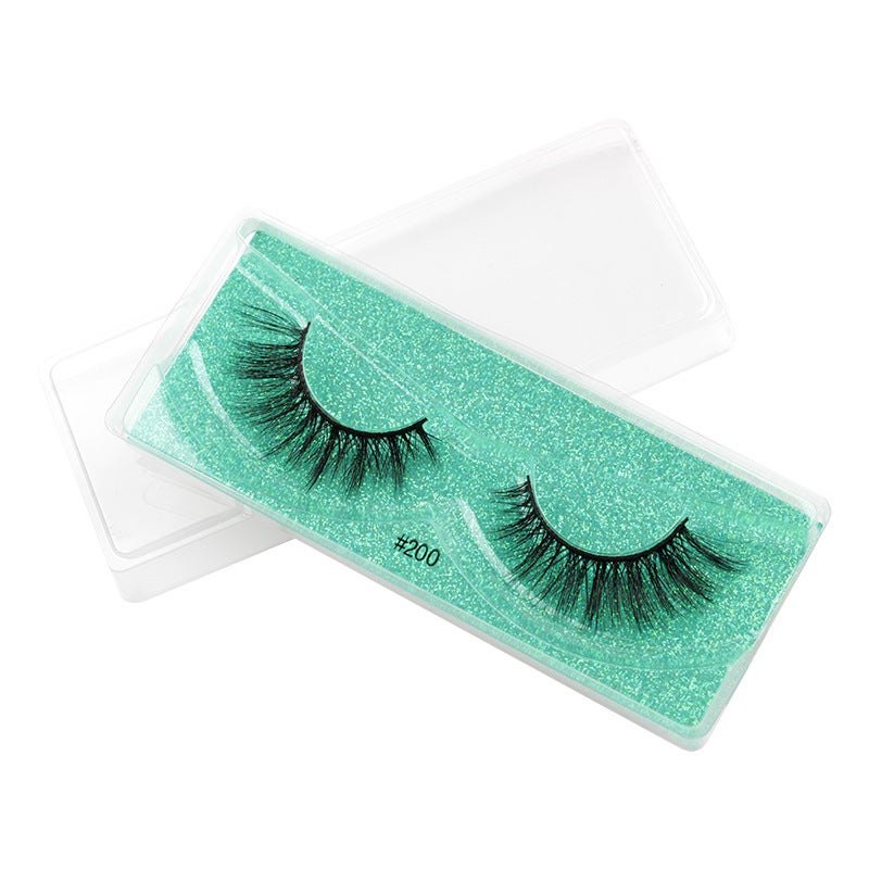 3D Faux Mink Fur False Eyelashes with Colorful Base Card - Natural and Dense Lashes - Image 4