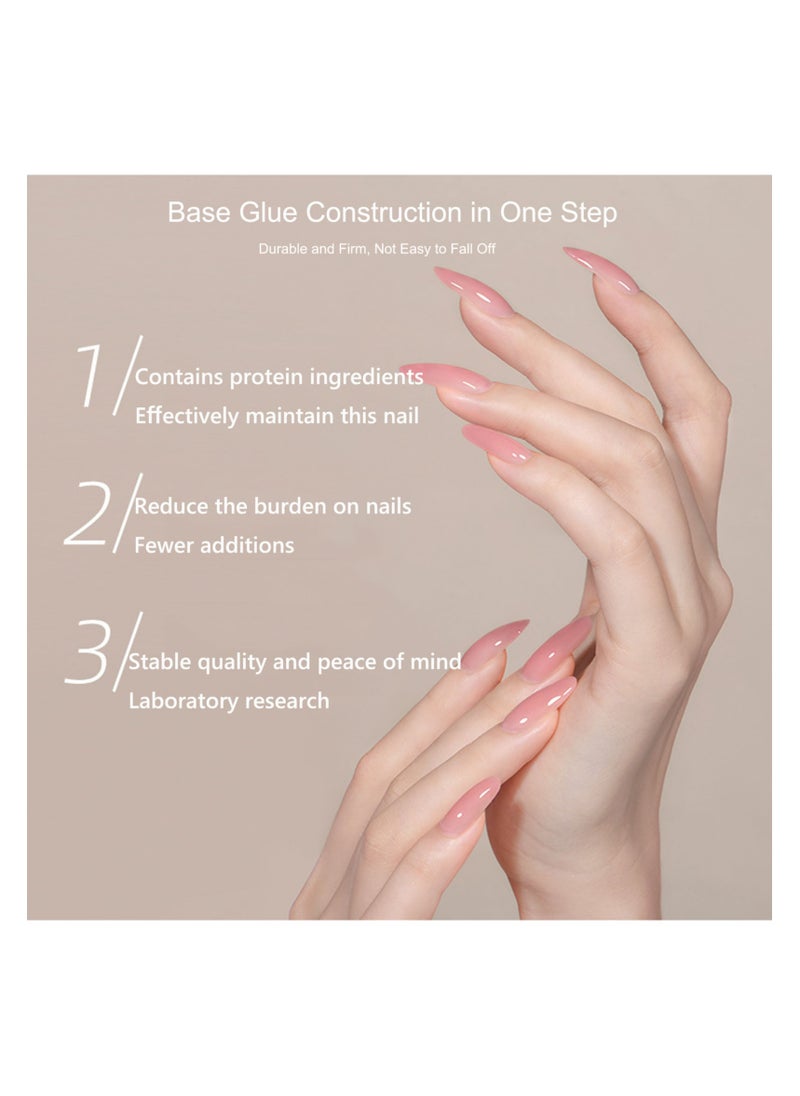 Miss Gooey Top Coat Gel Matte Nail Clear No Wipe Top Coats Nail Polishes Quick Dry UV LED Paint High Gloss Shiny Long Lasting Glossy Vegan Volumizing Stain Resistant Prevent Discoloration Nature Strong 15ml  - Image 5