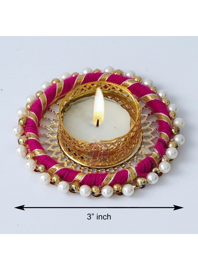 Discount ARA Tealight Holder for Decoration Office and Home Decoration Items/Festival Decorative Item (Qty 5 Pieces) - Image 3