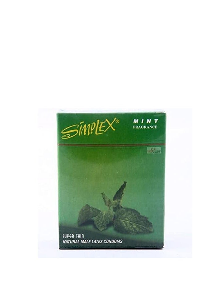 Simplex Mint Condoms -4 Packs of 3 Pcs - Image 2