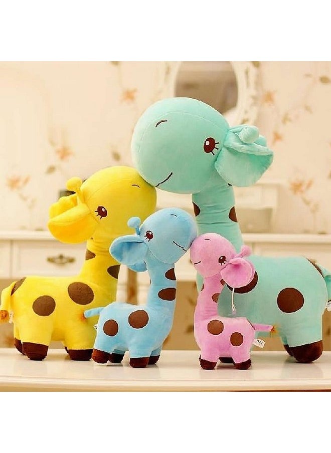 كوهو كرييشانز - دمية حيوانية لطيفة على شكل زرافة عزيزي الطفل من Kuhu Creations Chow 1Pc هدية لحفلات أعياد الميلاد للأطفال الصغار (18 سم) - Image 1