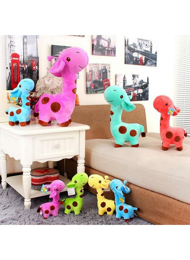 كوهو كرييشانز - دمية حيوانية لطيفة على شكل زرافة عزيزي الطفل من Kuhu Creations Chow 1Pc هدية لحفلات أعياد الميلاد للأطفال الصغار (18 سم) - Image 1