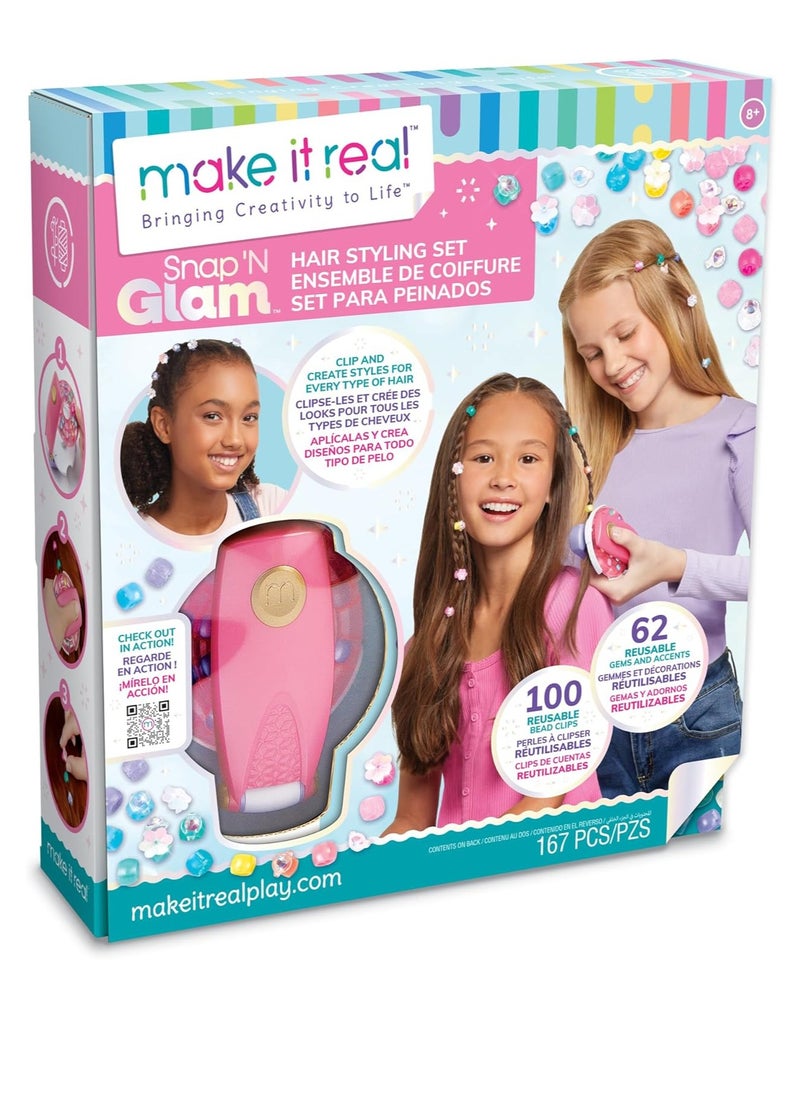 Make It Real Make It Real Snap 'N Glam Hair Styling Set  - Image 1