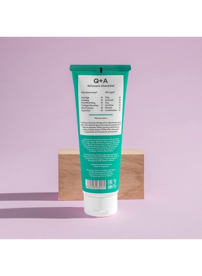 Q+A Niacinamide Gentle Exfoliating Cleanser, 125ml - Image 4
