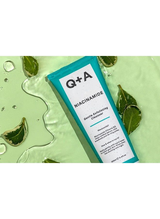Q+A Niacinamide Gentle Exfoliating Cleanser, 125ml - Image 5