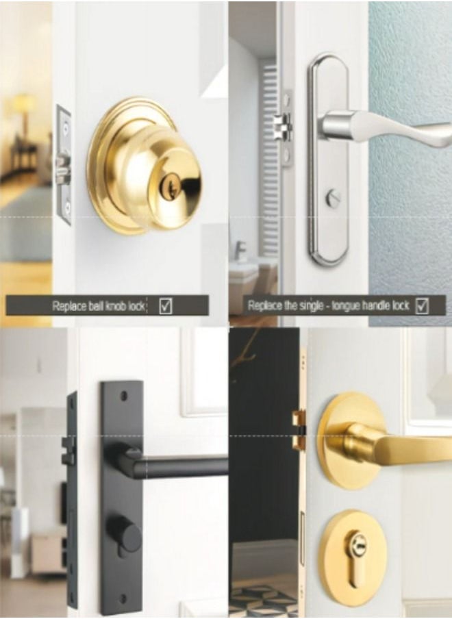 AGYMNX - Tuya WIFI Smart Fingerprint Lock Biometric Electronic Door Lock Smart Life APP Remote Unlock Keyless USB Emergency Charge - Image 1