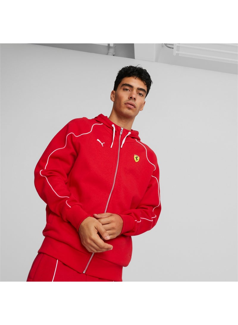 بوما هودي للرجال Scuderia Ferrari Race Long Sleeve - Image 1