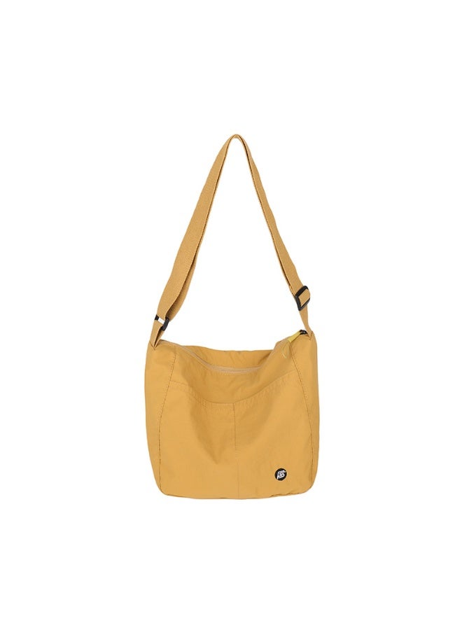 Solid Color Waterproof Nylon Crossbody Bag, Large Capacity Shoulder Bag for Women, Students, and Daily Commute - Image 1