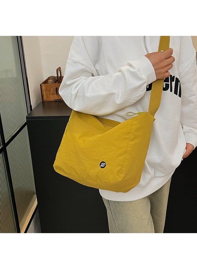 Solid Color Waterproof Nylon Crossbody Bag, Large Capacity Shoulder Bag for Women, Students, and Daily Commute - Image 2