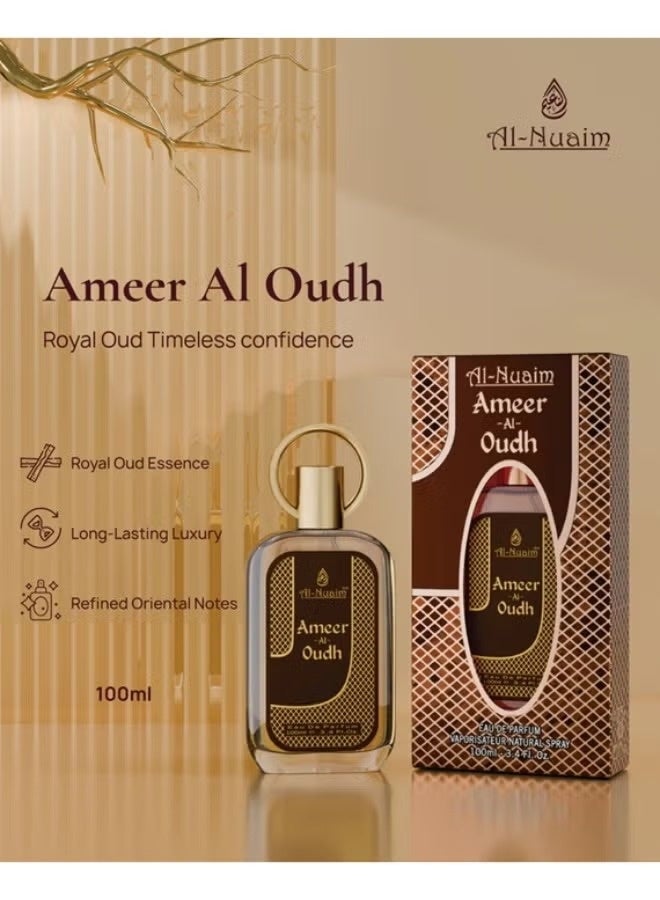 Al Nuaim Al-Nuaim Ameer Al Oudh Eau De Parfum Spray 100ml | Premium Long Lasting Luxury Arabian Oud Perfume for Men & Women | Rich Oriental Woody Oudh Fragrance | High Quality Unisex Signature Scent for Daily Wear, Evening & Special Occasions - Image 3