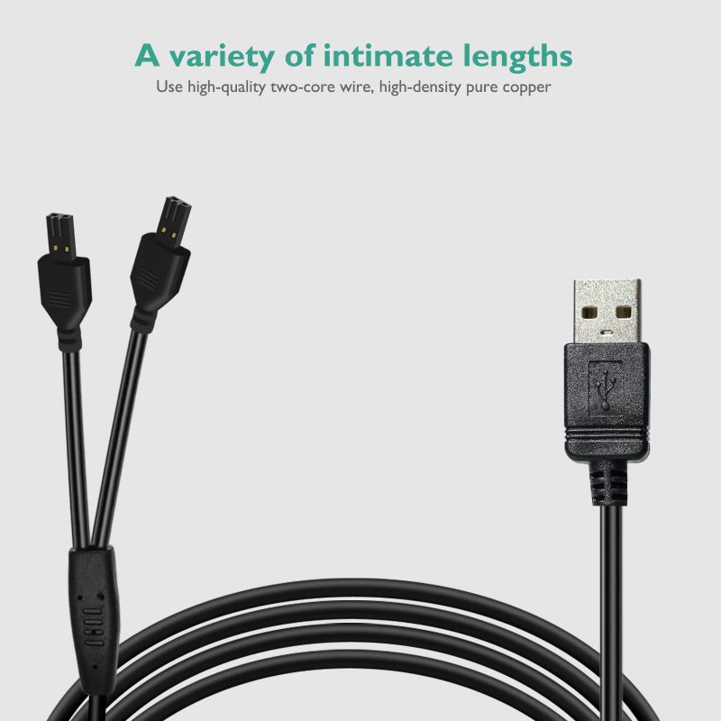 Lnauy for Petsafe Collar Charger Replacement, Power Cable Compatible with PetSafe Remote Trainer and Lite Remote Trainer 100/300/600 and 900 Yard Models USB Adaptor Cord - Image 4