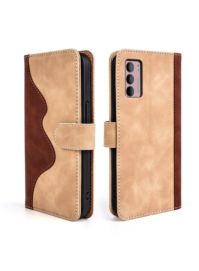 erorex Case For Motorola Moto G42 Stitching Horizontal Flip Leather Phone Case - Image 3