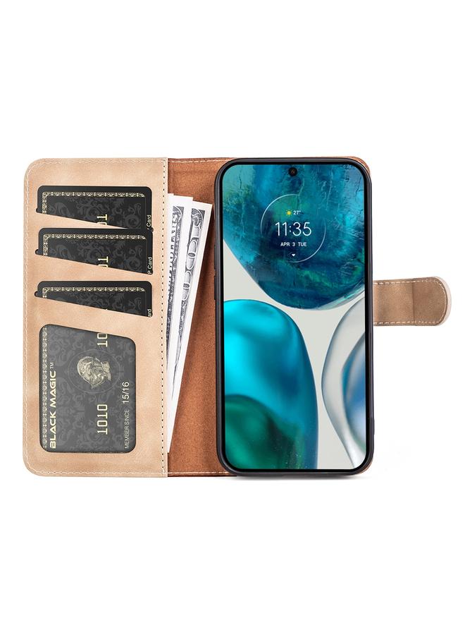 erorex Case For Motorola Moto G42 Stitching Horizontal Flip Leather Phone Case - Image 4