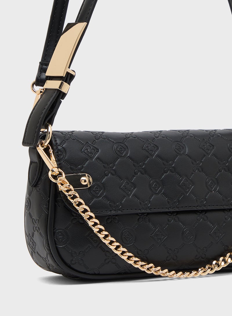 الدو حقيبة كتف بحمالات رفيعة - Image 4