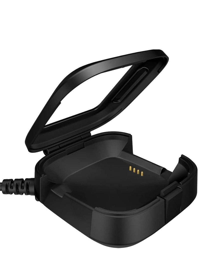 Captaintech Compatible with Fitbit Versa 2 Charger, Upgraded Easy USB Charger for Replacement Dock Stand Cable for Versa 2 Smart Watch, 3Ft Sturdy Power Cord (ONLY for Versa 2) - Image 1