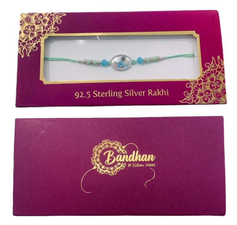 BANDHAN 925 SILVER RAKHI KHUSHBOO JEWELES - Image 3