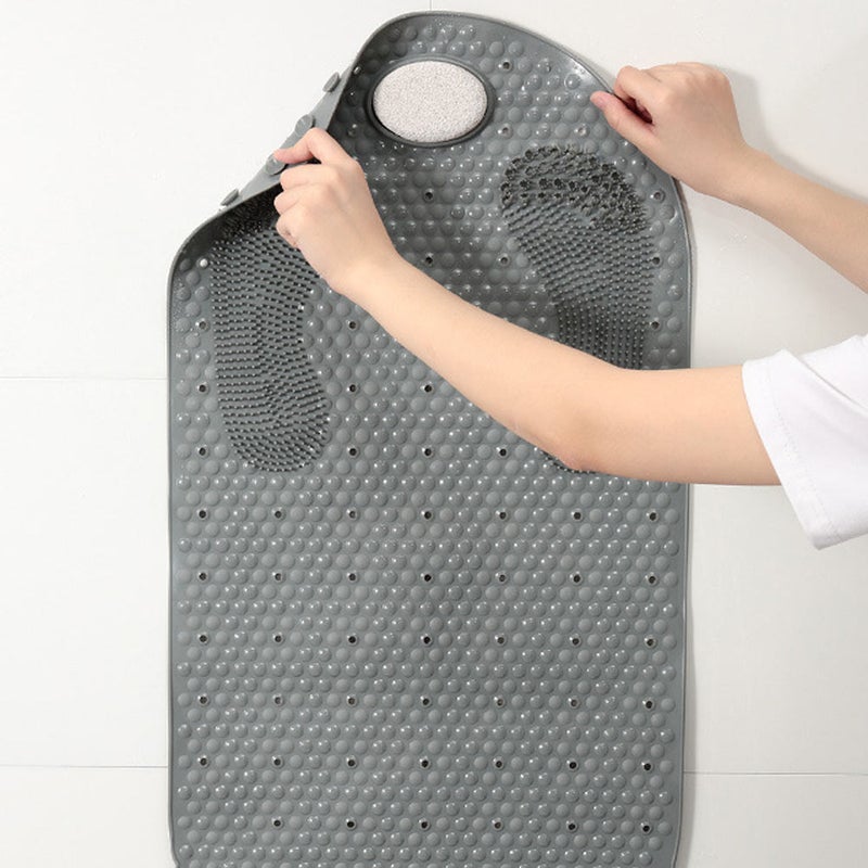🚽 سجادة أرضية للدش غير قابلة للانزلاق من في سي بنقشة تصريف المياه - Image 5