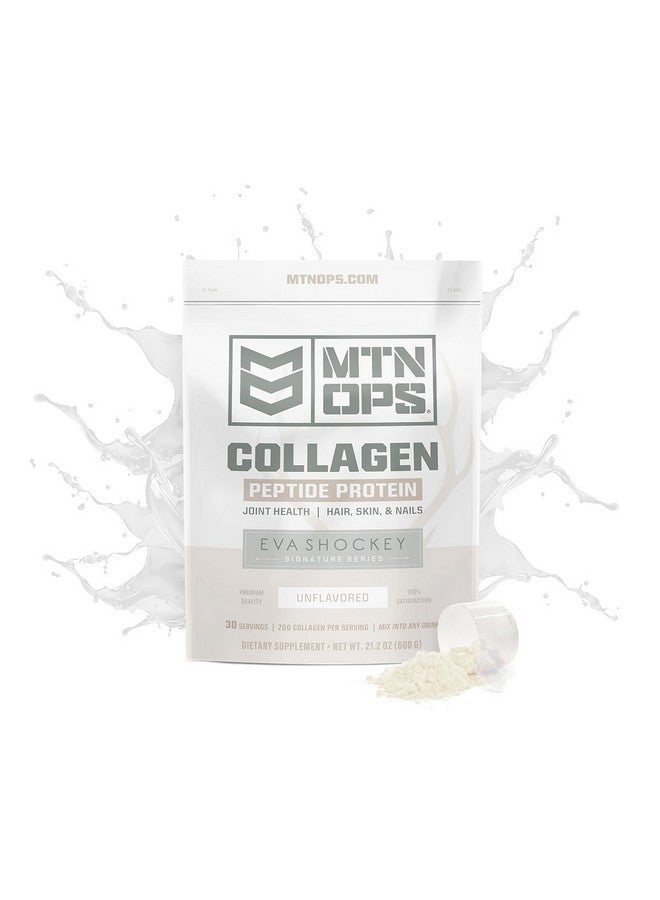 MTN OPS Eva Shockey Signature Series Collagen Peptide Protein Powder, 20 Servings, 21.2 Ounce - Image 1