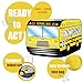 Cecailin Pop Up Tent for KidsSchool Bus Tent for ToddlersPlayhouses for ToddlersLarge Easy to OrganizeBirthday Gift for Girls BoysCan Be Played with by 23 KidsIndoor Playhouse for Kids - Image 4