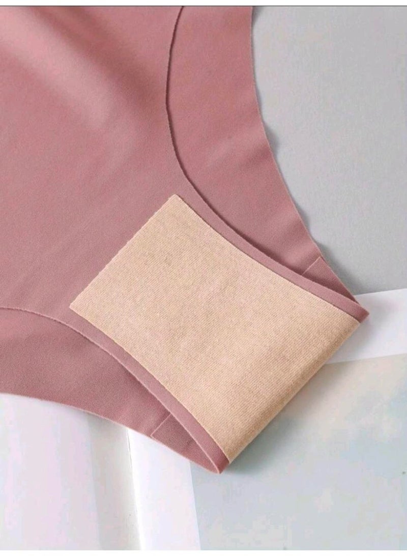 SHEIN-5pcs/Pack Women's Silky Fabric Sexy & Comfortable Breathable Panties - Image 4