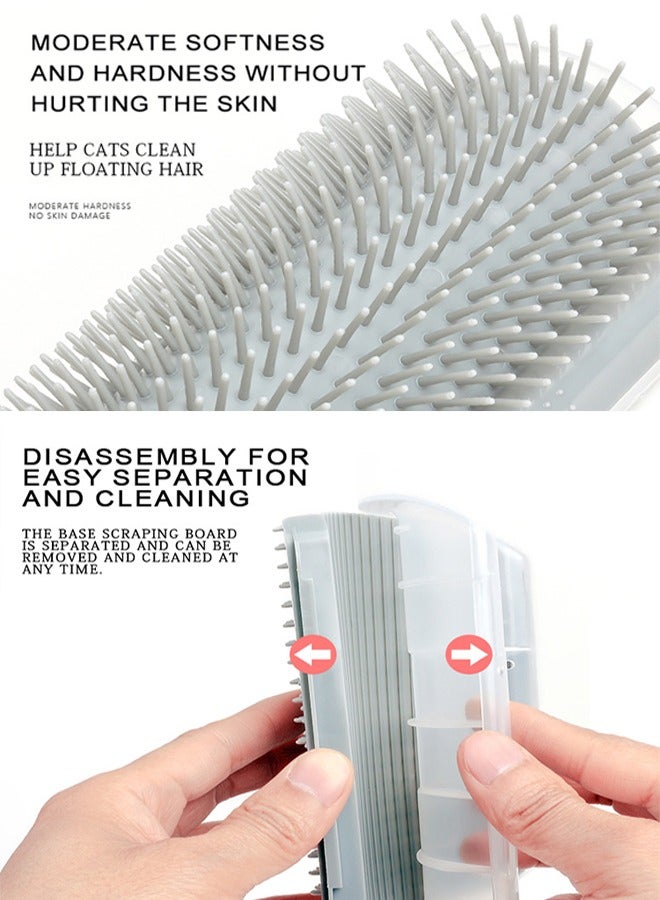 زي سي إم - هابي مجموعة من 3 قطع من أدوات خدش القطط - أمشاط تدليك ذاتية العناية متعددة الألوان، وأدوات مضادة للحكة، وخدوش شعر الزوايا - Image 4