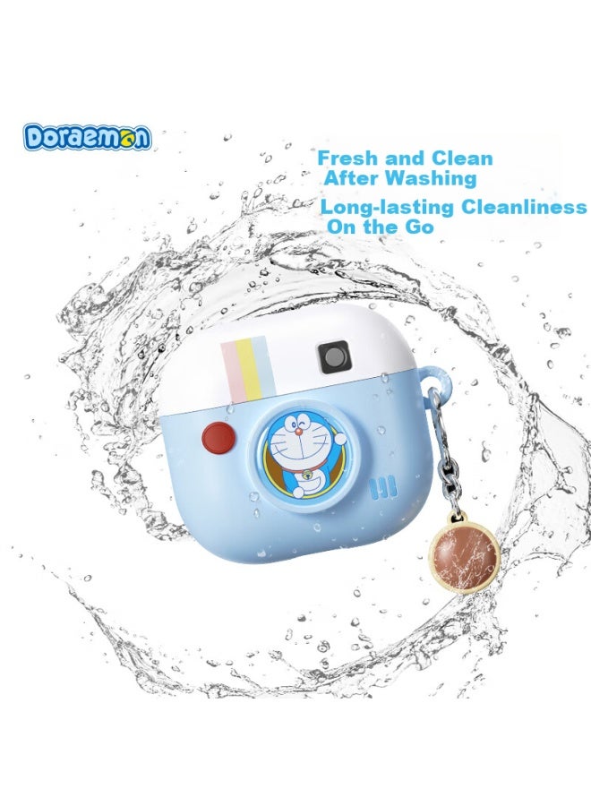 Rock Doraemon Compatible Airpods 4 Protective Case, Airpods Fourth Generation Earphone Cover, Protective Shell, Apple Earphone Case, Full Coverage Silicone Shockproof Dustproof Cartoon Cute Soft Shell - Image 5