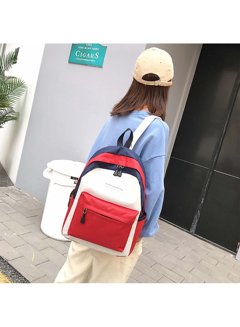 Fashion Backpack Travel Commuter Backpack Light Student Schoolbag 39*28*12cm - Image 2