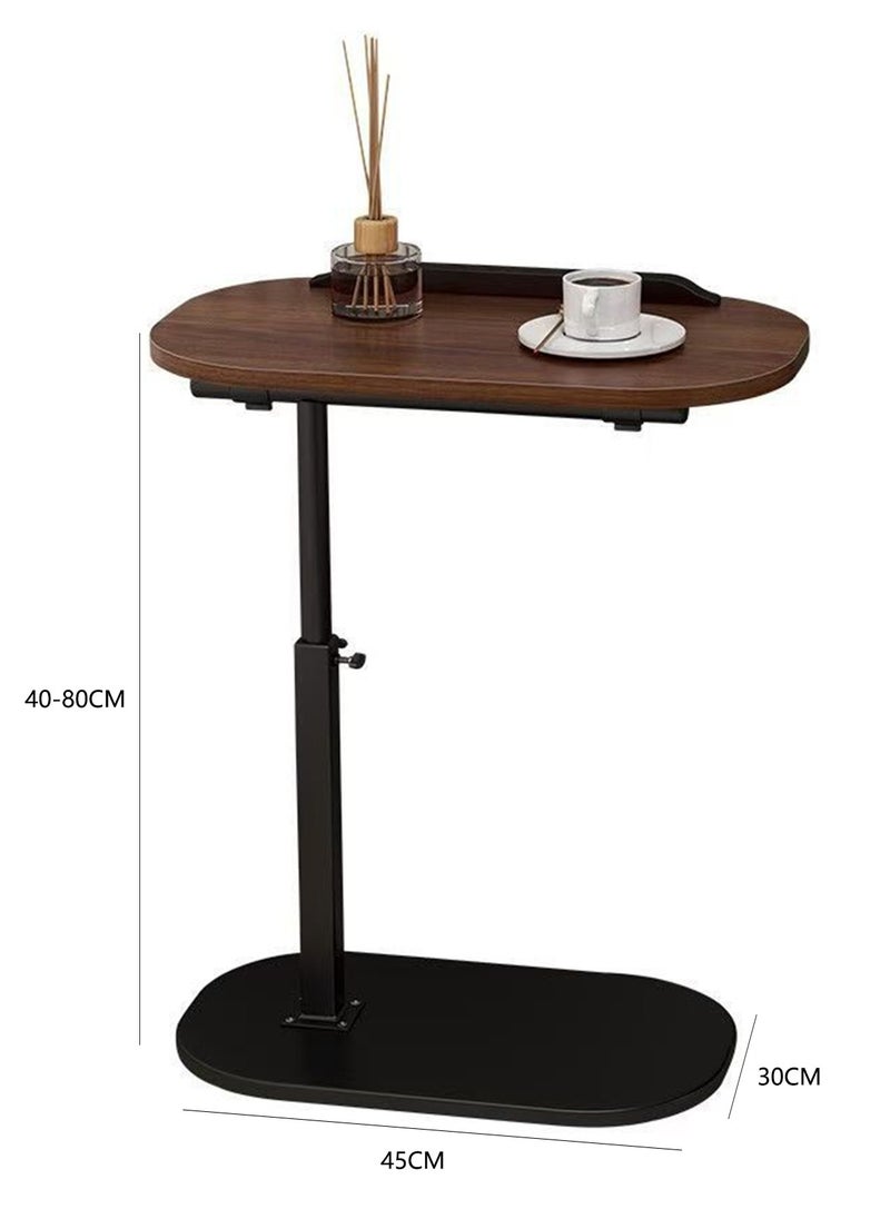 Sharpdo - Nordic Retro Sofa Lifting Side Table, Movable Living Room Corner Sofa Side Table Small Side Table 40*30*40-80cm - Image 1