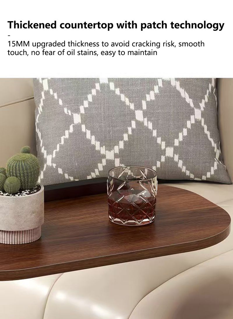 Sharpdo - Nordic Retro Sofa Lifting Side Table, Movable Living Room Corner Sofa Side Table Small Side Table 40*30*40-80cm - Image 1