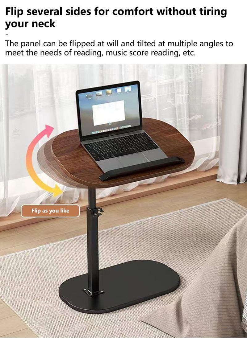 Sharpdo - Nordic Retro Sofa Lifting Side Table, Movable Living Room Corner Sofa Side Table Small Side Table 40*30*40-80cm - Image 1
