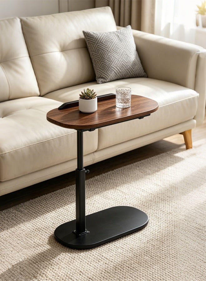 شاربدو طاولة جانبية قابلة للرفع على طراز Nordic Retro Sofa، طاولة جانبية صغيرة قابلة للتحريك لغرفة المعيشة، 40*30*40-80 سم - Image 1