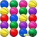Oleitodh 42Pcs 5 Mini Basketball Set PVC Small Basketballs for Over The Door Hoop Games Party Favors IndoorOutdoor Play Adults Kids Pool Beach Colorful - Image 2