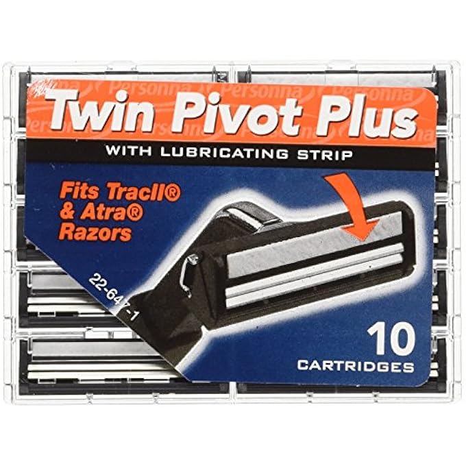 برسونا بيرسونا توين بيفوت بلس مع شريط تشحيم 50 شفرة 5 × 10 - Image 1