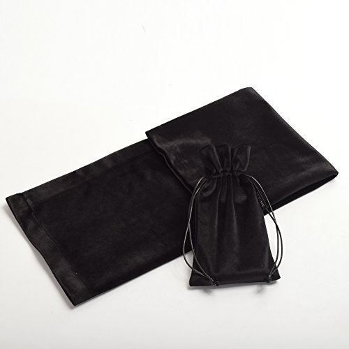 BLESSUME Wizard Tarot Table Cloth and Pouch Blue Square Divination Tarot Cloth Black - Image 5