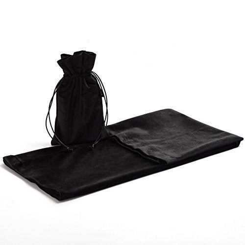 BLESSUME Wizard Tarot Table Cloth and Pouch Blue Square Divination Tarot Cloth Black - Image 4