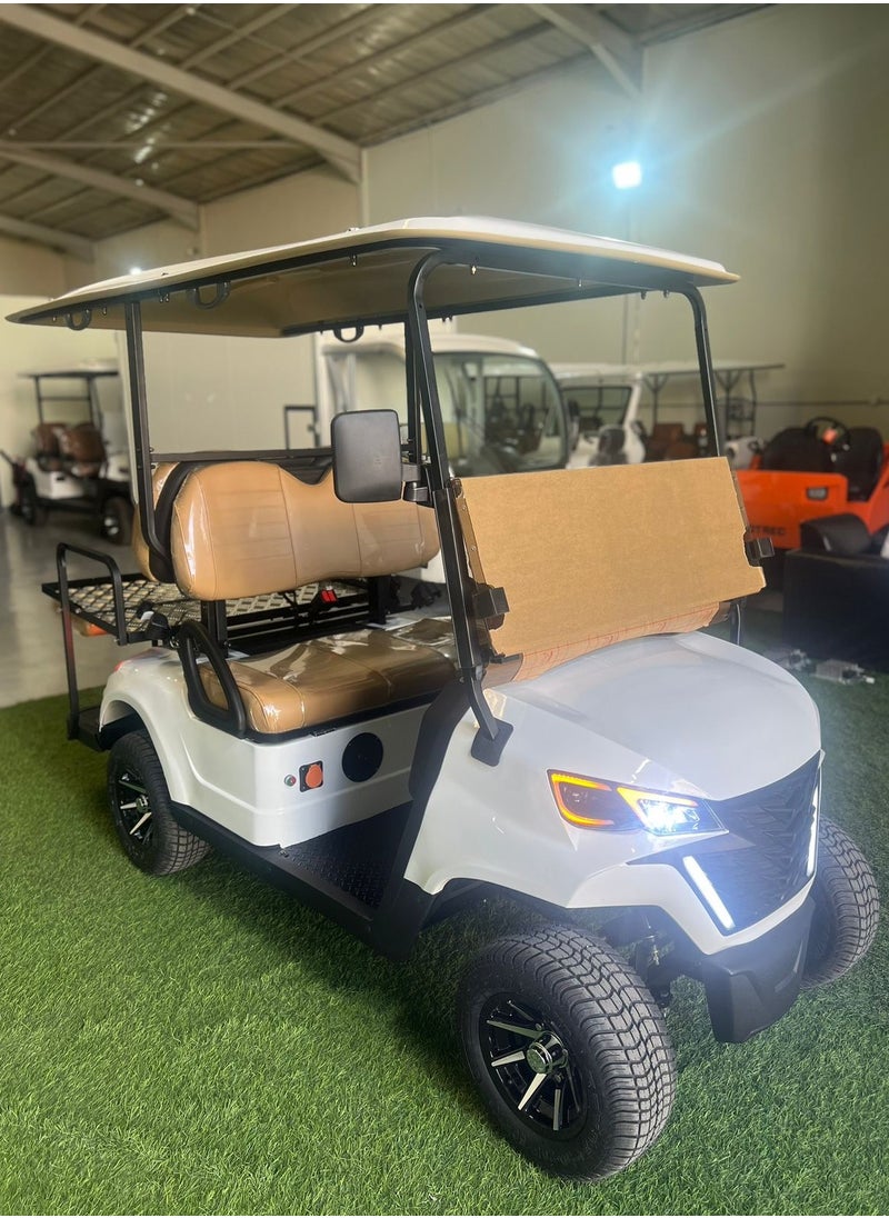 Eagle EV GREY ELECTRIC GOLF CART 2+2-SEATER FRONT & BACK FACE  - Image 2