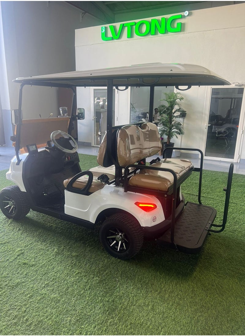 Eagle EV GREY ELECTRIC GOLF CART 2+2-SEATER FRONT & BACK FACE  - Image 4