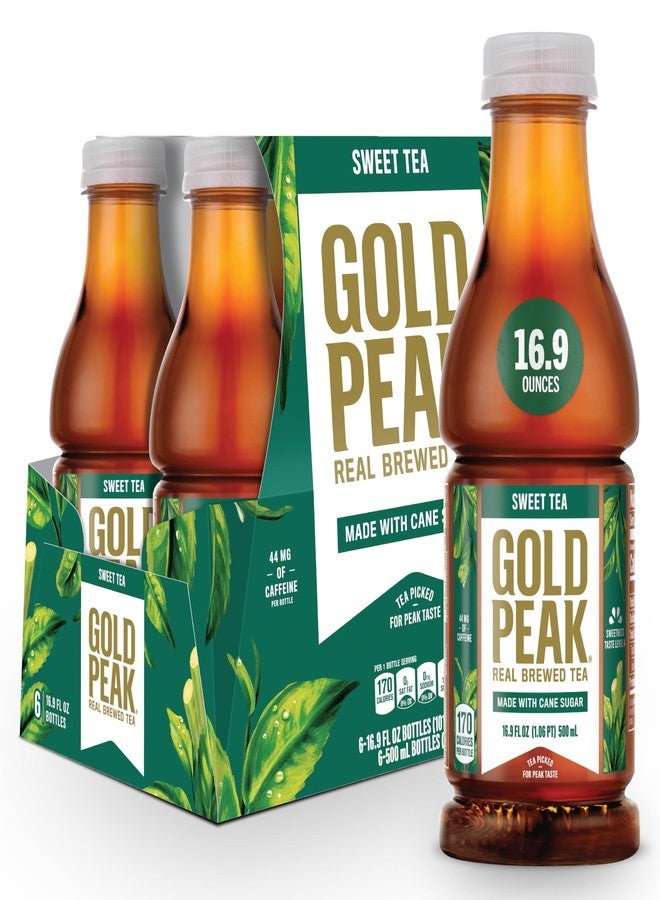 Gold Peak Tea, Sweet Tea, 16.9 fl oz, 6 Pack - Image 1