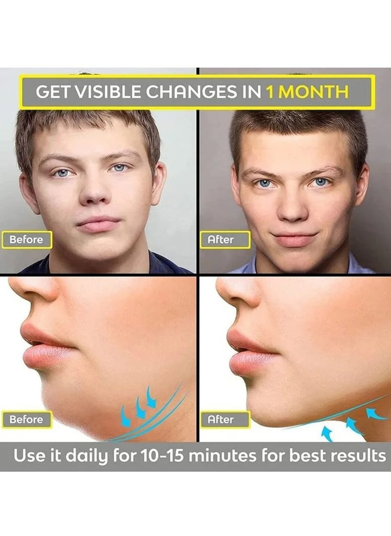 Rock Pow aw Exerciser Workout Kit Jawline Exerciser Face and Toning and Slimmer Face Exerciser Jawline Strengthener Strengthen Neck Stress Reducer for Men & Women for Slimmer Toned Face  - Image 2