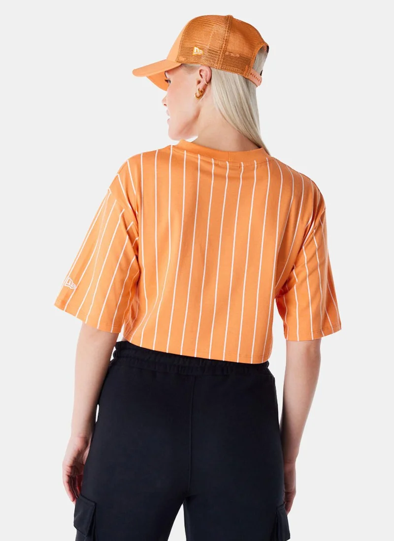 NEW ERA Women's Pinstripe Crop Top