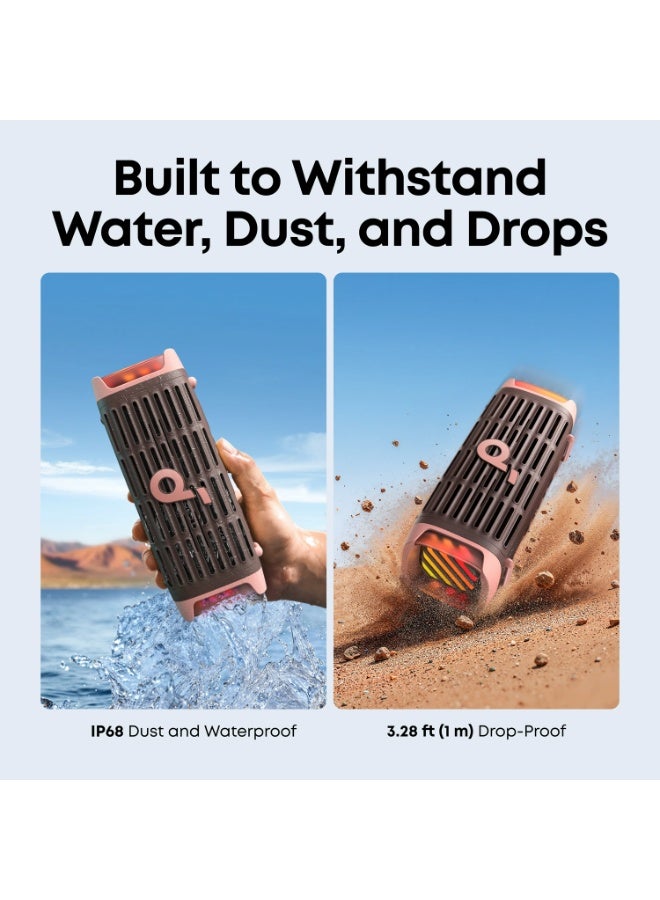 Soundcore by Anker Boom 3i Bluetooth Speaker, 50W Portable Waterproof Speaker with BassUp 2.0, IP68 Dustproof & Floating Design, 16H Playtime, Bluetooth 5.3, Outdoor Speaker for Beach, Camping, Travel - Image 3