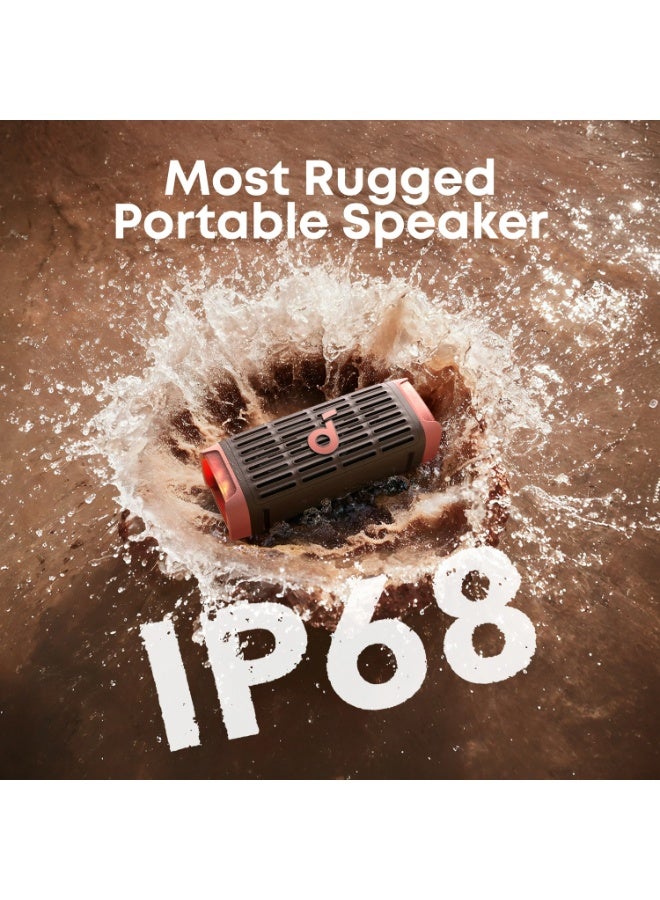 Soundcore by Anker Boom 3i Bluetooth Speaker, 50W Portable Waterproof Speaker with BassUp 2.0, IP68 Dustproof & Floating Design, 16H Playtime, Bluetooth 5.3, Outdoor Speaker for Beach, Camping, Travel - Image 4