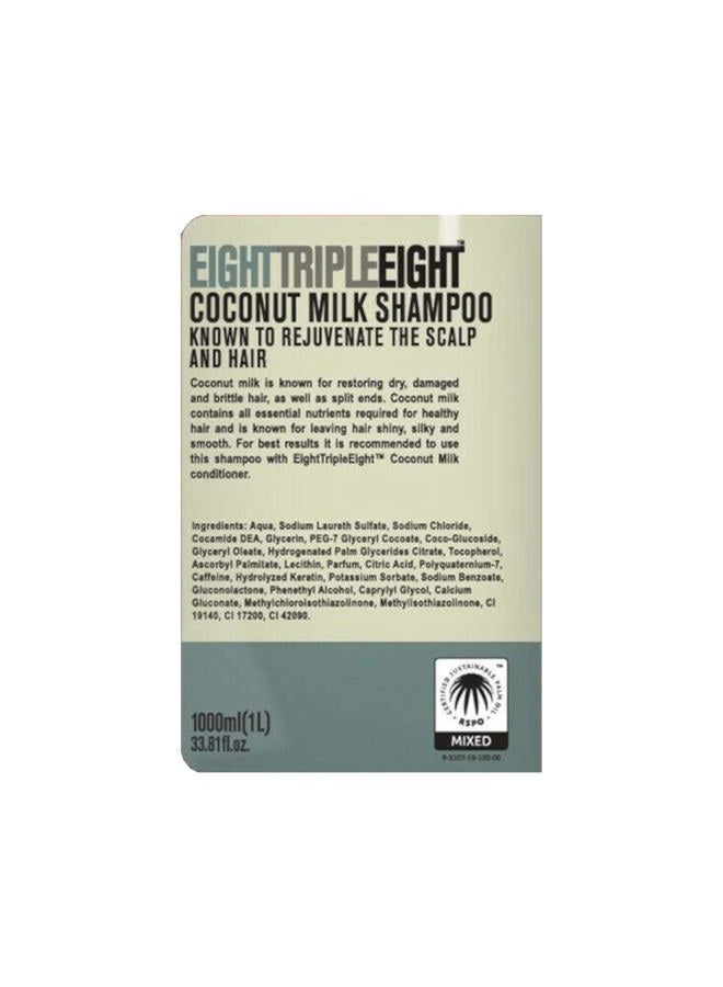 Eight Triple Eight Eight Triple Coconut Milk Shampoo, 1 kg - Image 2
