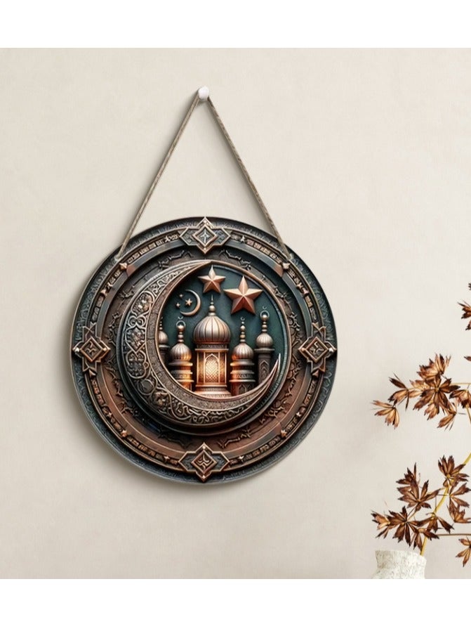 OASIS-TH Ramadan Wooden Decoration For Door Wall Hanging - Image 1