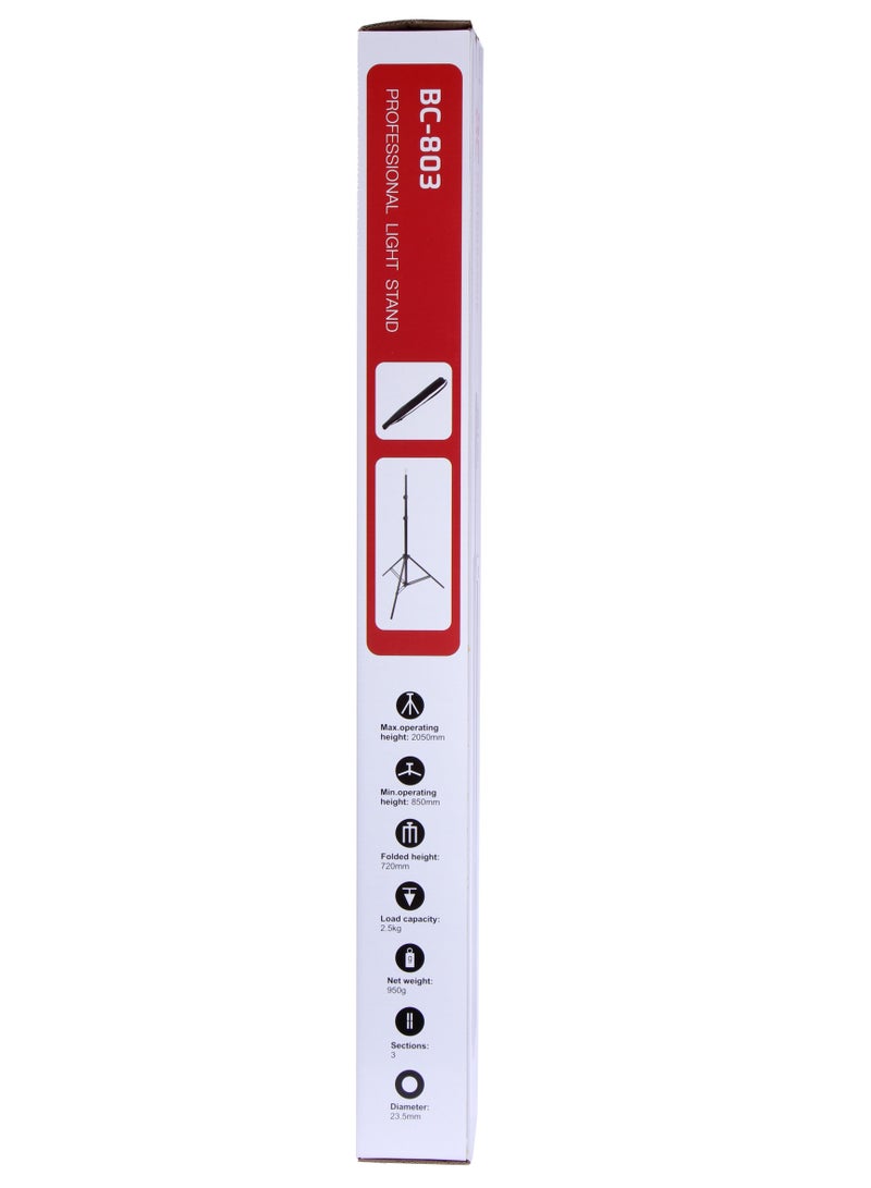 general brand حامل إضاءة احترافي BC-803 بارتفاع 2.5م - Image 3