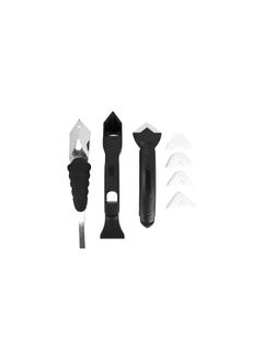 Duravel Duravel 3-in-1 Silicone Sealant Remover, Reusable Scraper with 5 Pads, 30 cm  - Image 1
