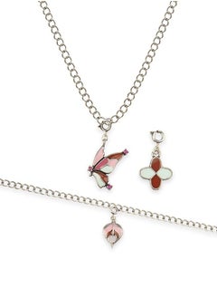 VOYLLA Beautiful Enameled Charms Pendant with Bracelet  - Image 2